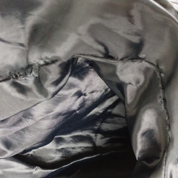 Bogari Signature 100% Silk Dark Green Collared Long Sleeve Zip Up Quilted Jacket - Picture 12 of 13